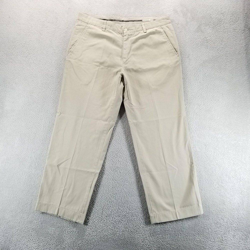 Em's of Mason's Pants Mens 36 Beige Chino Straight Italian Office Work Career